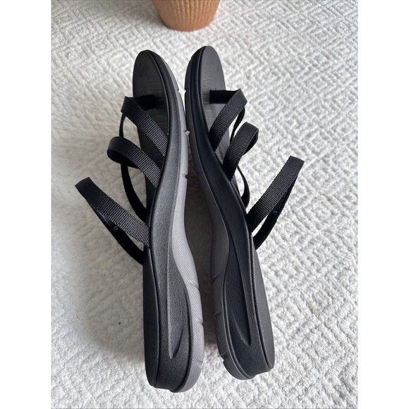 Teva Women's Tirra Traveler Flip Flop Sandals Black Sz 10 - Picture 3 of 7
